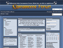 Tablet Screenshot of carcassonne-forum.com